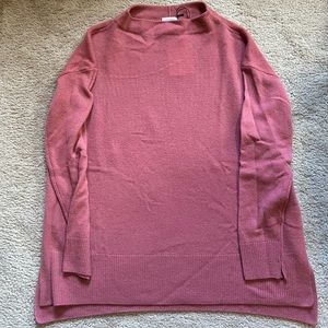 NWT: Cuyana Single-Origin Cashmere Funnel Neck Sweater: Pink